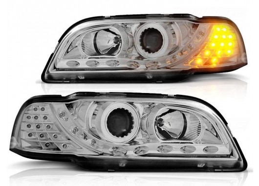 Комплект тунинг фарове за VOLVO S40/V40 02.96-04.00 Дневни светлини Хромирани image