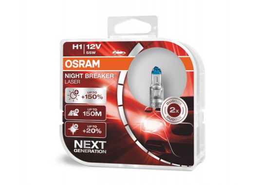 Комплект халогенни лампи H1 NBL Osram image