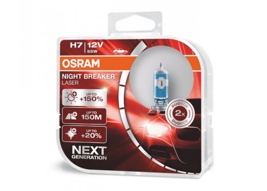 Комплект халогенни лампи H7 NBL Osram image
