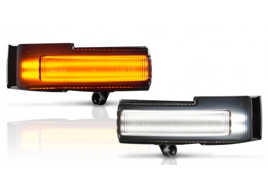 Комплект LED динамични мигачи с дневни светлини за огледала на Ford F150 (2015-2021) image