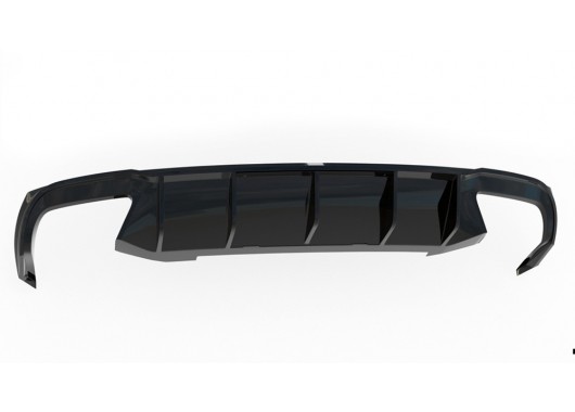 Дифузьор за задна броня Maxton design за Skoda Octavia RS (2013-2019)