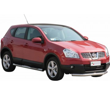 Протектор за предна броня Ø 76мм за Nissan Qashqai ( 2007 - 2010 )