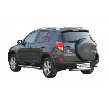 Протектор за задна броня Ø 76 мм за Toyota Rav 4 (2006 - 2009)