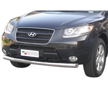 Протектор за предна броня Ø 76мм за Hyundai Santa Fe (2006 - 2010)