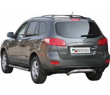 Протектор за задна броня Ø 76 мм за  Hyundai Santa Fe (2006 - 2010)