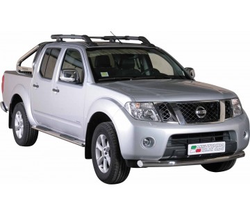 Протектор за предна броня Ø 76мм за Nissan Navara (2010 - 2015)