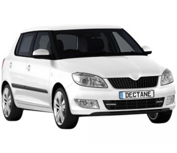  Индивидуални дневни светлини с решетки за Skoda Fabia 5J (2007-), Roomster (2006-)