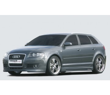 Добавка за предна броня Rieger за Audi A3 (2005-2008)