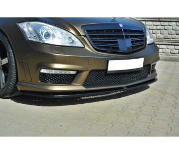 Спойлер за предна AMG броня Maxton design за Mercedes Benz W221 (2005-2013)