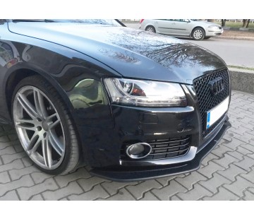 Спойлер за предна S-line броня Maxton design за Audi A5 8Т (2007-2011)