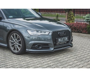 Спойлер за предна броня Maxton design за Audi A6/S6 C7 (2014-2017)