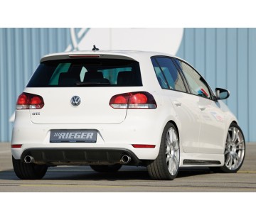 Дифузьор за задна броня Rieger за VW Golf 6 GTI (2009-2013)