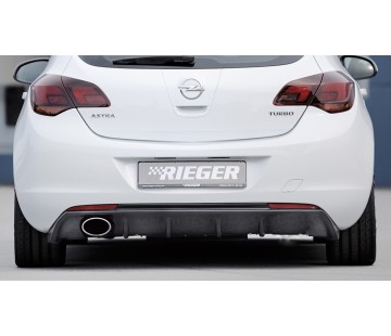 Дифузьор за задна броня Rieger за Opel Astra J (2009-2012)