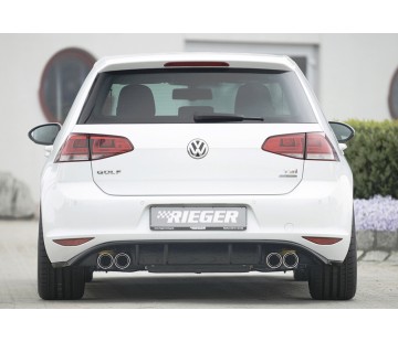 Дифузьор за задна броня Rieger за VW Golf 7 (2012-2017)