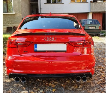 Дифузьор за задна броня Rieger за Audi S3 8V (2012-2016)