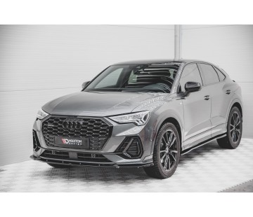 Спойлер за предна S-line броня Maxton design за Audi Q3 Sportback (2019-)