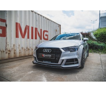 Спойлер за предна броня Maxton design за Audi S3/S-line 8V (2016-2020)