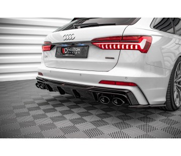 Дифузьор за задна броня Maxton design за Audi S6/A6 C8 (2018-)