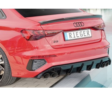 Дифузьор за задна броня Rieger за Audi A3 8Y (2019-) - седан