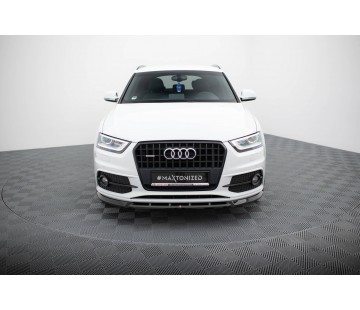 Спойлер за предна броня Maxton design за Audi Q3 S-line (2011-2014)