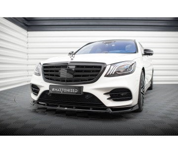 Спойлер за предна броня Maxton design за Mercedes Benz W222 Facelift (2017-2020)