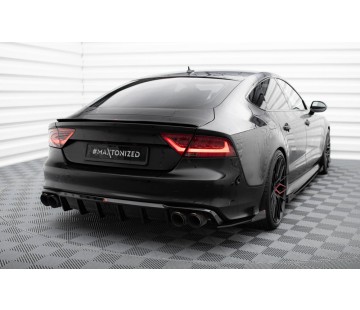 Дифузьор за задна броня Maxton design за Audi S7 (2010-2014)