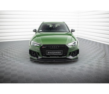Спойлер за предна броня Maxton design за Audi RS4 B9 (2017-2019)
